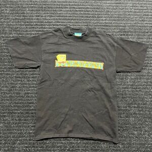Vintage Spongebob Squarepants Shirt Black Do I Look Like Im Kidding Mens Medium
